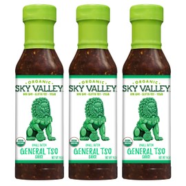 Sky Valley Organic General TSO Sauce, 14.5 Ounce, 3-Pack