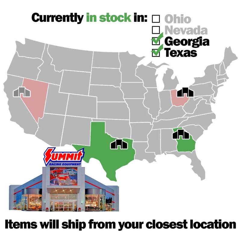 Summit Racing Chrome Air Cleaner with Reusable Filter 14" Dia