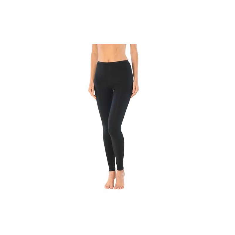 Schiesser Women's Long Johns - Black - Schwarz (000-schwarz) -