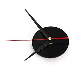 Aliciashouse Große Wanduhr DIY Wand Aufkleber Uhr Kaffee Tee Tasse Anzahl Uhr Home Cafe Dekor-schwarz