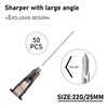 Disposable needles (22G-1Inch-50Pack)