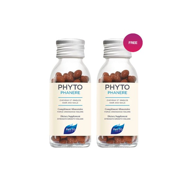 PHYTO Phytophanere - Hair Growth & Volume Supplement 2 x 120 cap Double Pack
