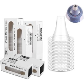 100x Ear Thermometer Probe Covers, Refill Caps Lens Filters for All Braun Thermometer Models and Other Types of Digital Thermometers Disposable Covers