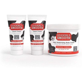 UDDERLY SMOOTH NonGreasy Hand and Body Moisturizer Cream Bundle 1 Kit, 3 Count