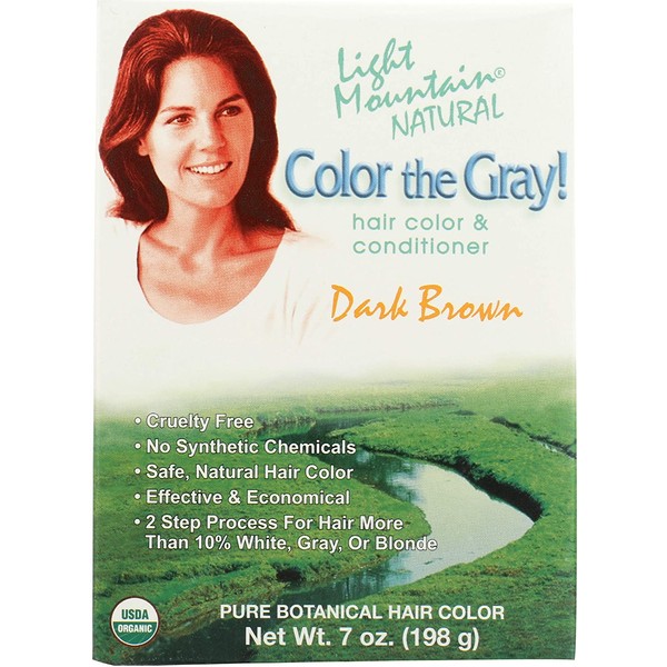 Light Mountain Color The Gray Dark Brown - 7 fl oz