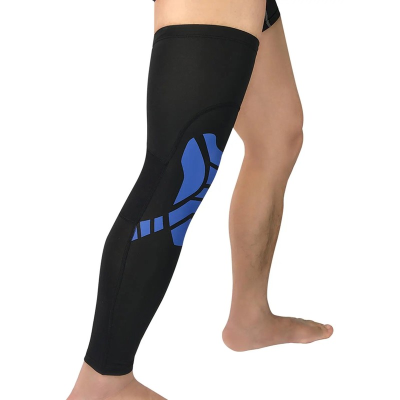 2 Compression Springs Knee Stabilizers Black And Blue M