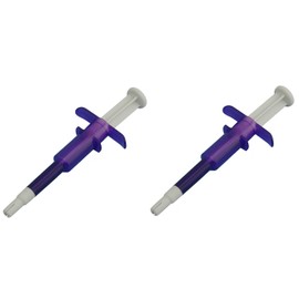 Lixit® Pill Popper - Safe Soft Tip Pill Administer Tool for Cats, Dogs and Other Pets that Require Medication (Purple, 2 Pack)