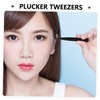 Baluue Precision Pointed Tweezers for Ingrown Hair Stainless Steel Eyebrow