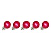 Vickerman 391068 - G50 Medium Screw Base Pink LED (5