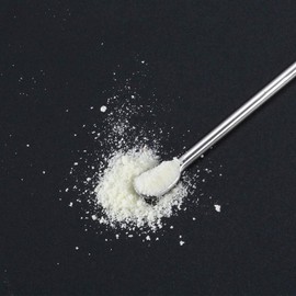 Micro Lab Sampling Reagent Spoon 304 Stainless Steel 2 in 1 Double Head Laboratory Mixing Spatula 125mm 2Pcs