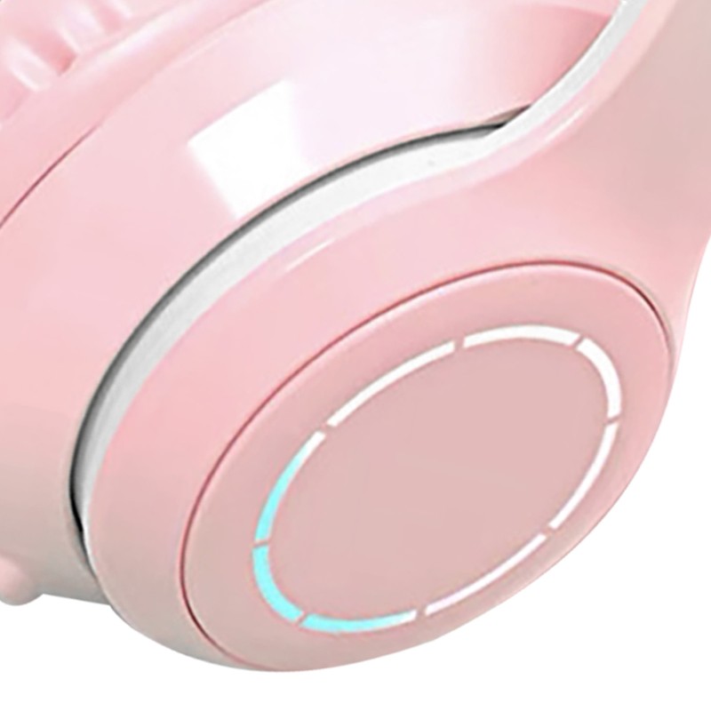 Bluetooth Headphone Heavy Bass Noise Cancelling Foldable Gradient Color Wireless