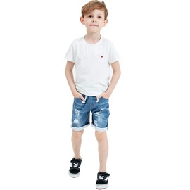 Encontrar 2T-8 - Pantalones cortos para niños, Azul, 4 Años