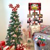 Bchinb Christmas Truck Photo Holder Merry Christmas Hanging Card Display