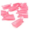 10PC Plastic Acrylic Nail Art Soak Off Cap Clip UV