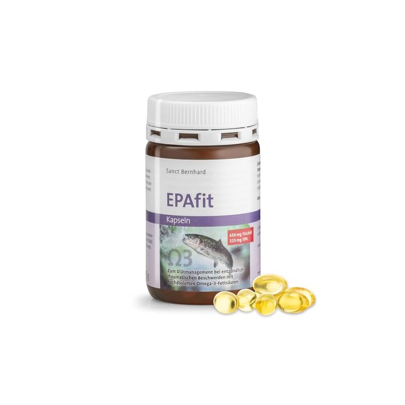 Sanct Bernhard Epafit Capsules with Omega-3 Concentrate from Fish Oil,