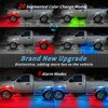ZONECONA 10Pods Segmented RGB LED Rock Lights Kit with APP/RF