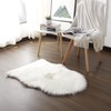 Cumay Faux lambskin sheepskin rug (23.6 x 35.4inch (W) x