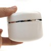 6PCS White Plastic Creams Jar with Inner Liners and Lid