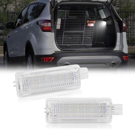 Centika 2 Pcs Trunk Light LED Trunk Cargo Area Light Assembly for Ford Focus | Mustang | Fusion | Escape Clear Lens LED Cargo Load Space Area Light 6000K White Trunk Cargo Light Assembly