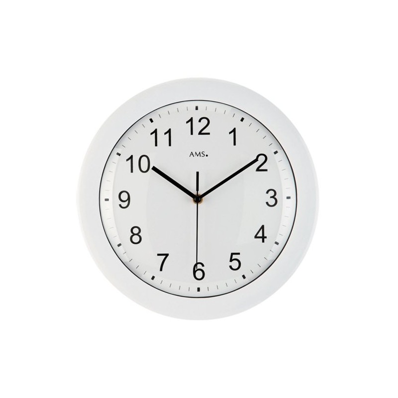 AMS Uhrenfabrik Clock, Silver, 30 x 4 x 253 cm