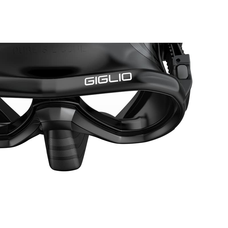SEAC Unisex Giglio Snorkeling Mask, S/Bl Black