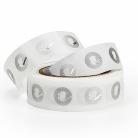 500 PCS Round NFC Tags Stickers - NTAG213 Chip, Blank, Adhesive Labels, RFID Tags, Rewritable, 137 Bytes Memory, Compatible with All NFC-Enabled Smartphones and Devices