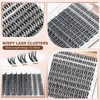 Wispy Lash Clusters Natural Fluffy Eyelash Clusters CD Curl 10-14MM