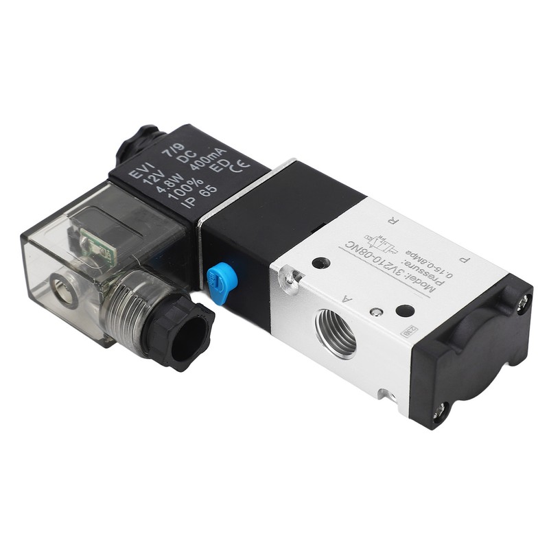 1/4in NPT Pneumatic Solenoid Valve 2 Position 3 Way IP65
