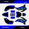 Factory EFX Blue & Green Shift Racing Graphics Kit fits