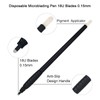 Pack of 10 Black Disposable Microblading Pen with Needles Nano