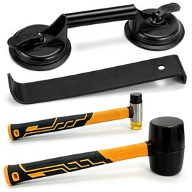 YiBaiBrush Floor Gap Fixer Tool Set, 4 Pack, for Smooth-Surface Flooring