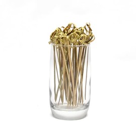 Cocktail Picks 100Pcs Fancy Cocktail Toothpicks for Appetizers Picks, Handmade Bamboo Cocktail Skewers for Appetizers Fruit Party Food Picks Charcuterie Accessories