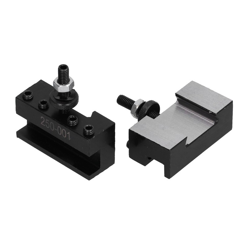 2Pcs Tool Post Holder Turinng Facing Boring Piston Wedge Hardware