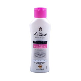 TEATRICAL - Crema Corporal Ultra Humectante. Con células madre de flor buddleja davidii y proteína de leche. Botella con 75g.