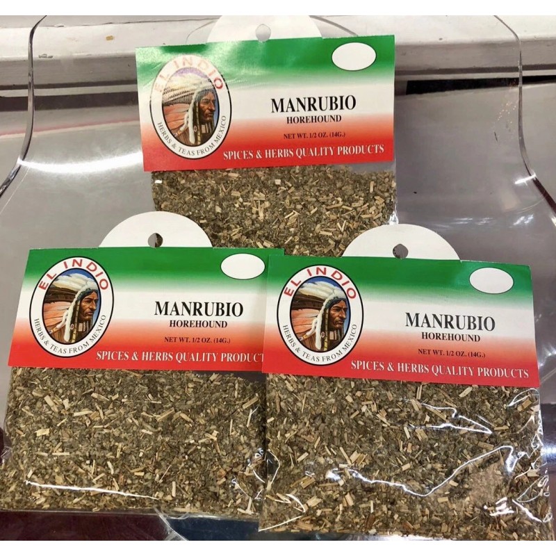 el indio New Mexicanas Yerba Hierba Herbs Manrubio/Horehound 1/2oz(14gr) 3-pack