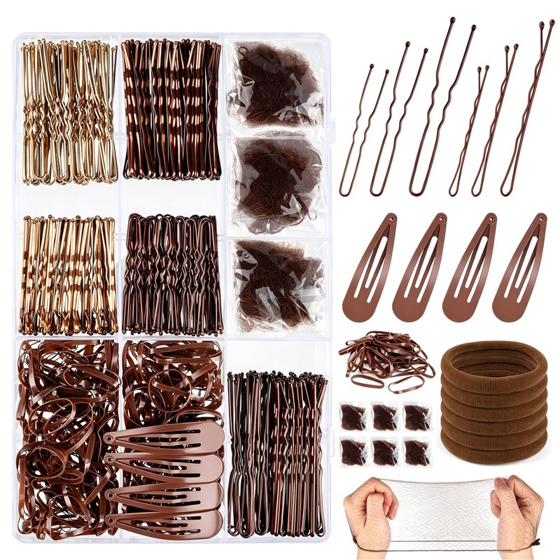 Kit de Pinzas para Cabello, 466 Piezas con Pasadores y