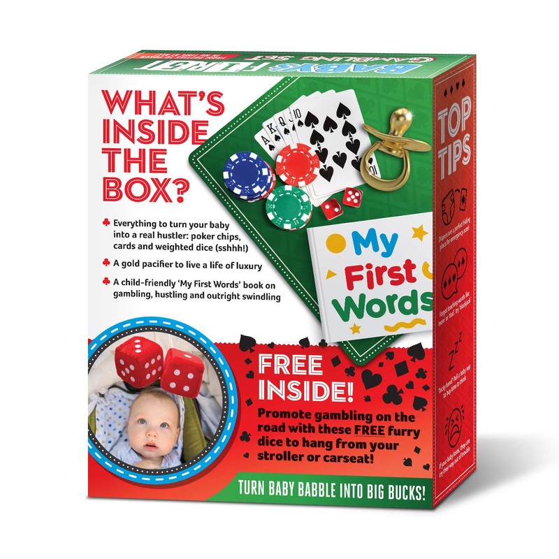 Prank Gift Box - Baby's First Gambling Kit - Perfect