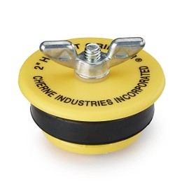 Cherne Hub-Fit Gripper Plug, Yellow, 2" (270528)