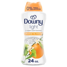 Downy Light Laundry Scent Booster Beads for Washer, Orange Blossom Scent, 24 oz, with No Heavy Perfumes