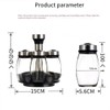 mkeodm Kitchen rotating spice rack storage set, 360 degree rotating