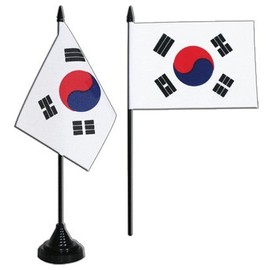 South Korea Table Flag 4 x 6 inch
