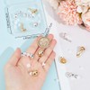 Beebeecraft 1 Box 16Pcs Clip-on Earring Findings 24K Gold &