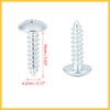 REPAIROCK 20 Sets 4.2x16mm U Clip Screw Assortment Car Clips