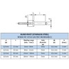 NOLDAR | Stainless Steel Blind Rivets with Standard Head Size