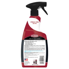 Weiman Weiman Daily Cooktop Cleaner with Microfiber Cloth Included for Glass Ceramic and Induction Cook Tops, 22oz