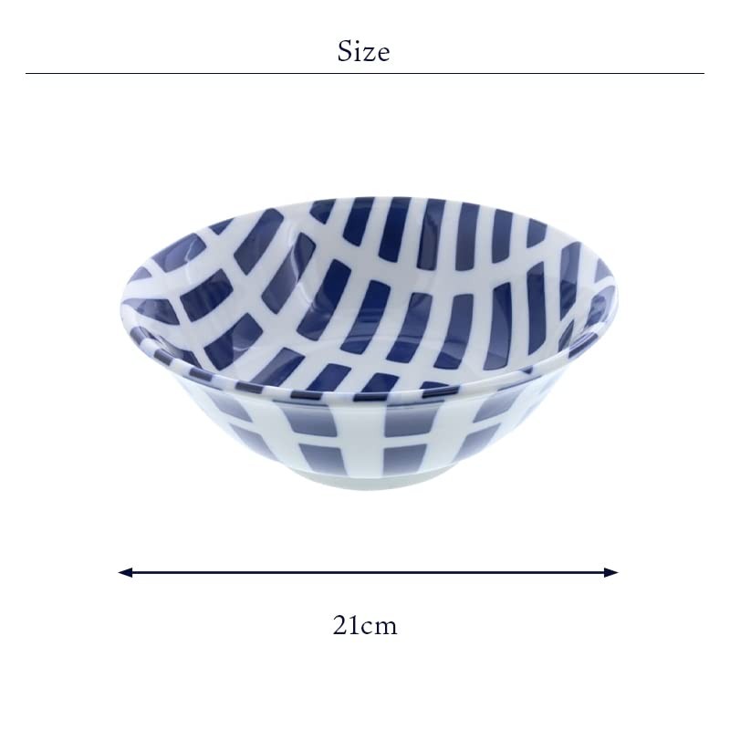Tableware East Ramen Donburi 21 cm Nordic Pattern Lightweight Dish