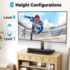 PERLESMITH Universal Swivel TV Stand for 24-60 inch TVs up