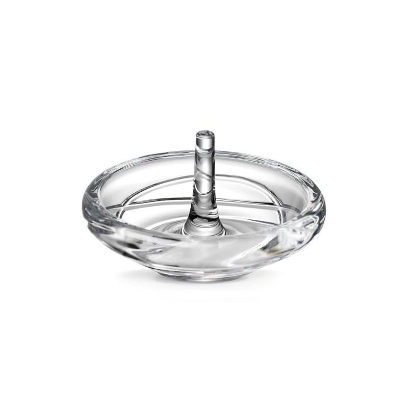 Lenox Porta Anillos Adorn de Cristal, Diseño de Cintas Entrelazadas,