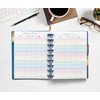 Color Password Tracker for 9-Disc Planners, Password Log, Pre-punched Planner