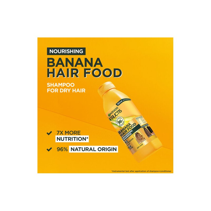 Garnier Fructis Hair Food Nourishing Banana Shampoo 350ml